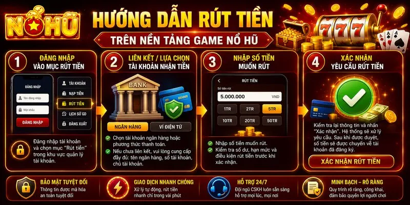 Hướng dẫn rút tiền